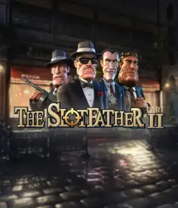 Enter the underworld world of The Slotfather 2 slot by Betsoft, featuring a lineup of iconic mafia characters in front of a shadow-lit urban backdrop. This graphic captures the dramatic theme of the mobster lifestyle with its detailed character design and ominous setting. Ideal for lovers of gangster-themed games, delivering a gripping gaming experience. 